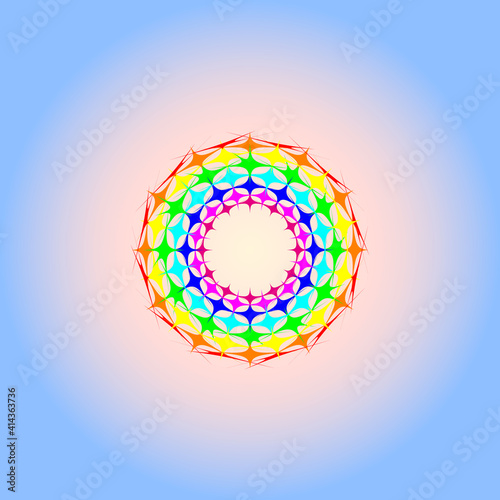 abstract colourful geometric background deisgn