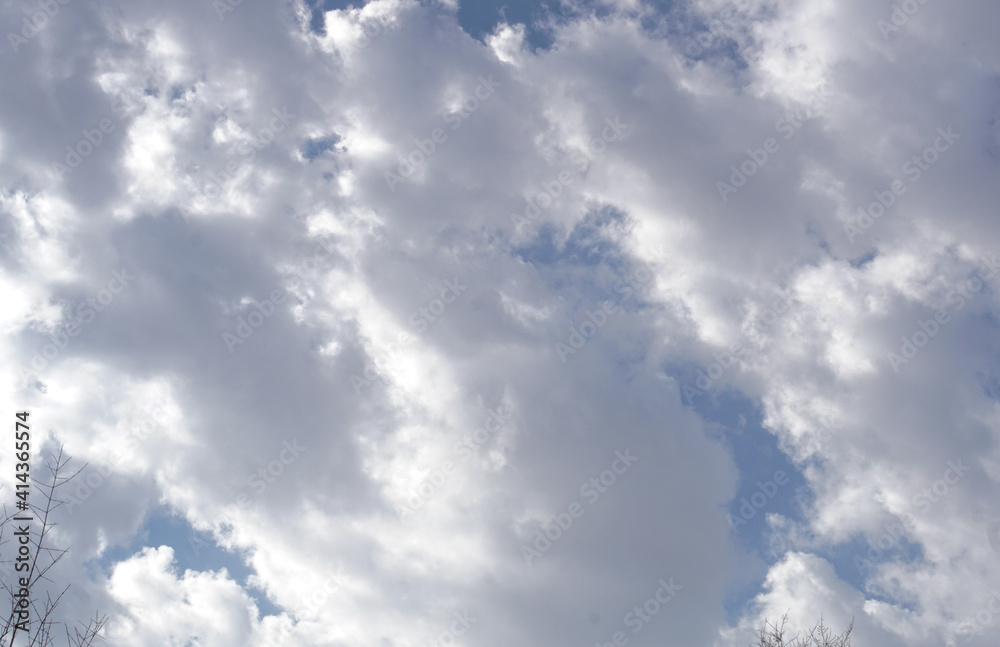 Blue sky and clouds