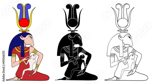 Isis – wife of Osiris and mother of Horus