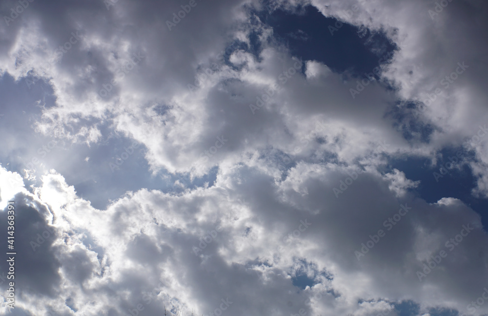 Fototapeta premium Blue sky and clouds