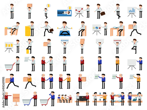 People working in the retail industry, managers or merchandisers perform a variety of work processes.