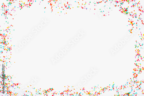 colored sprinkles, sprinkle for Easter cake on a white background, color background