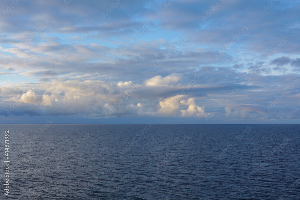 Beautiful clouds over the Baltic Sea