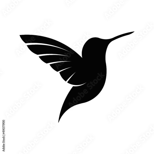 Colibrí hummingbird logo golden ratio