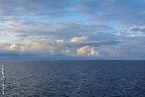 Beautiful clouds over the Baltic Sea