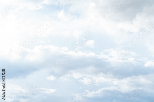 Clear and cloudy sky  Background.