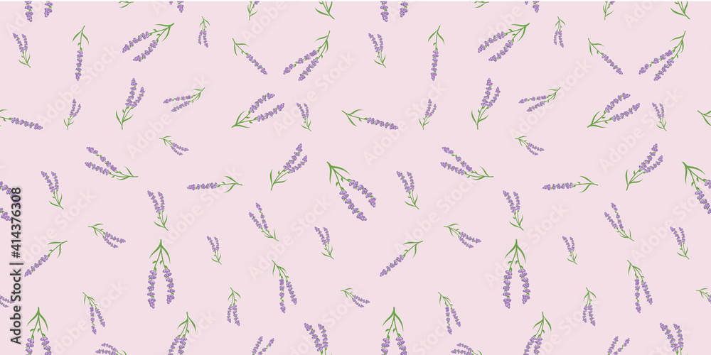 Lavender seamless repeat pattern background. Lavender seamless repeat pattern background.