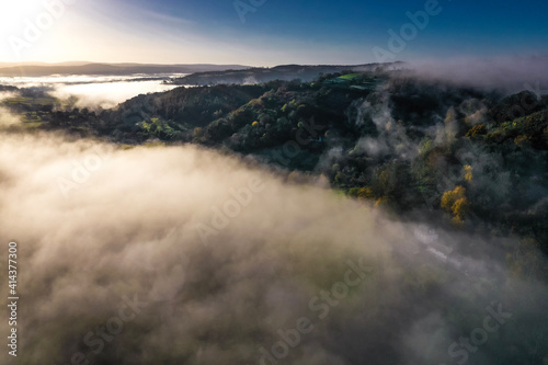 fog over the river