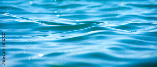 Blue sea water background texture © photolink