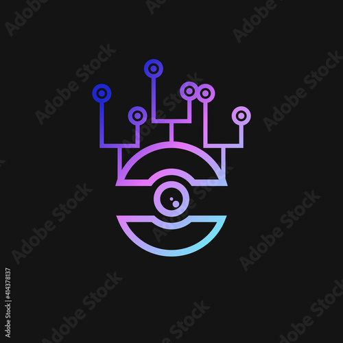 Technology Development Logo Design Vector