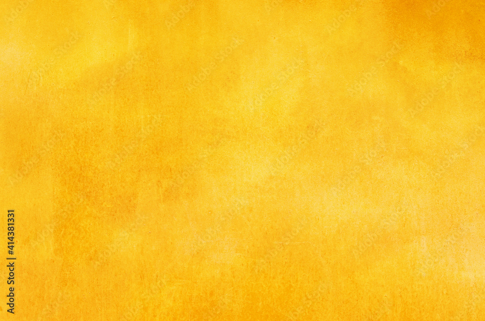 Abstract yellow watercolor background texture