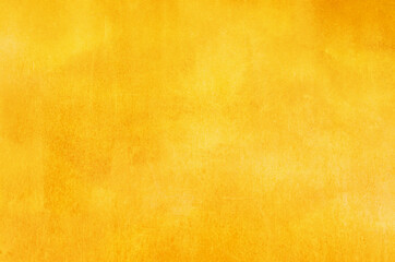 Abstract yellow watercolor background texture