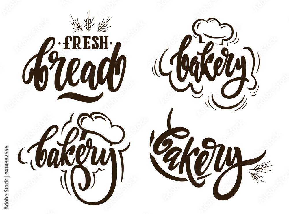 baking logo set