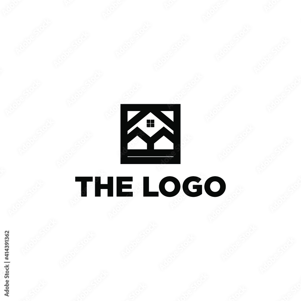 Abstract Geometric Logo Concept Vector. Abstract Simple Logo Template. Abstract Geometric Logo Concept Vector. Abstract Simple Logo Template.