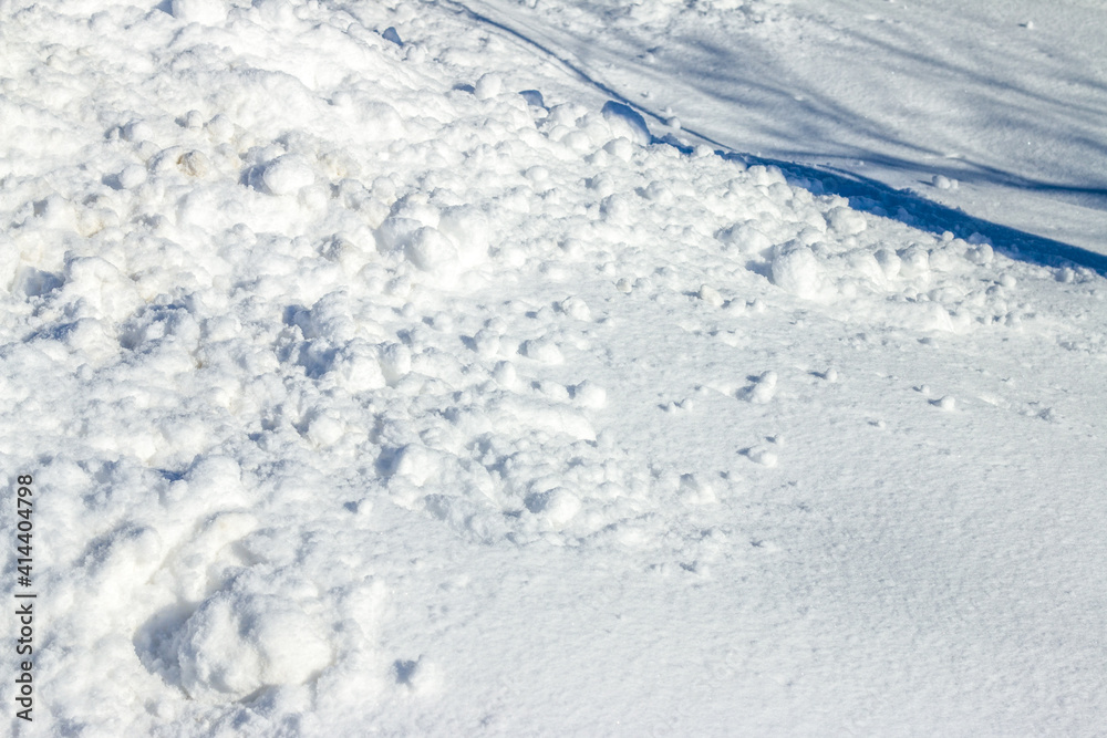 Obraz premium winter snow covered surface