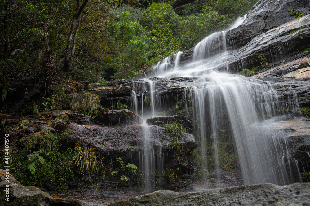 Fototapeta premium time lapse waterfall