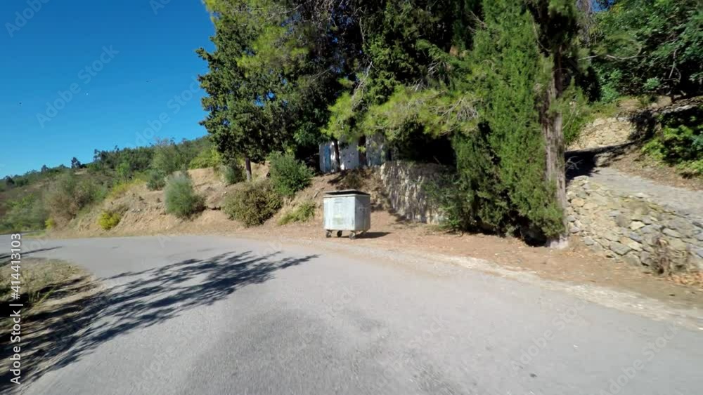 Enjoying a relaxing drive on Monchique mountains in Portugal, on a sunny day. Enjoying a relaxing drive on Monchique mountains in Portugal, on a sunny day.