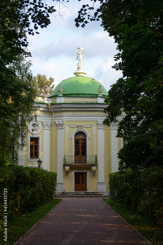 MOSCOW, RUSSIA -  September 10, 2020: Kuskovo Summer Palace