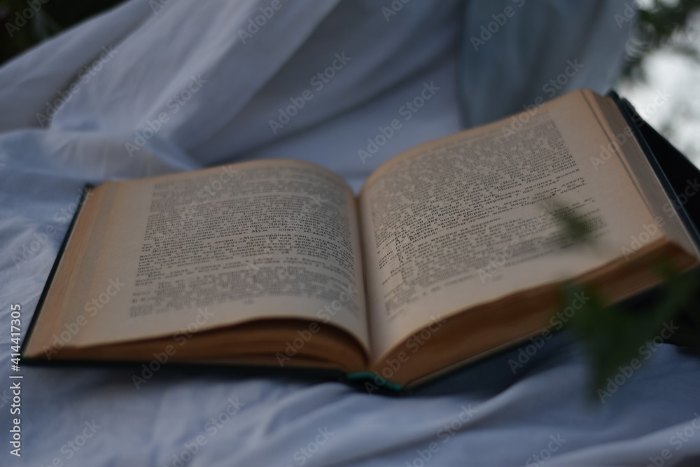 praying hands with a book