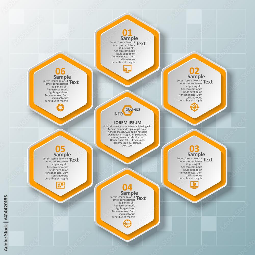 Abstract 3D Paper Infographics. Business template .Vector illustration Abstract 3D Paper Infographics. Business template .Vector illustration