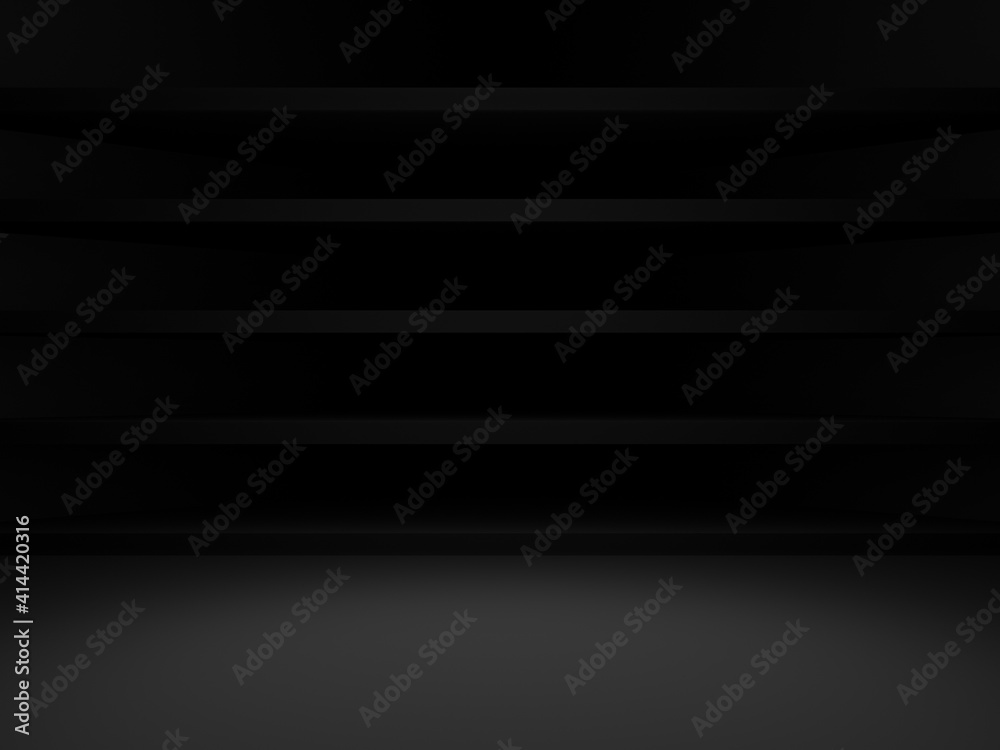 3D abstract geometric black background. 3D abstract geometric black background.