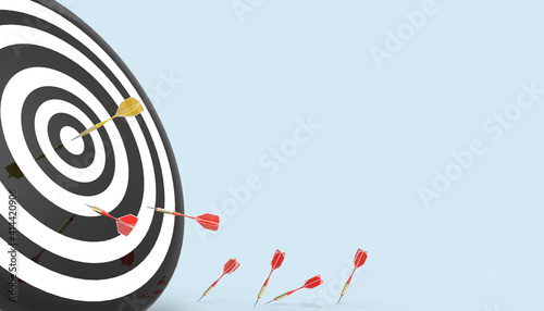 Quadro em tela Tactics of targeting winner