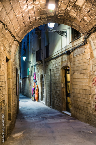 Calle de la Volta del Remei. Barrio Gótico de Barcelona.