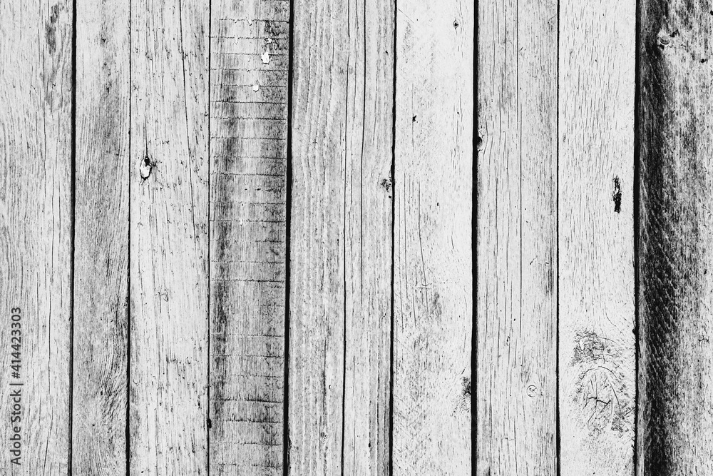 Fototapeta premium Wooden texture with scratches and cracks. It can be used as a background