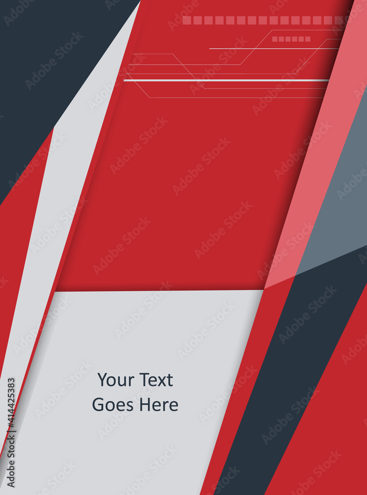 vector modern cover template