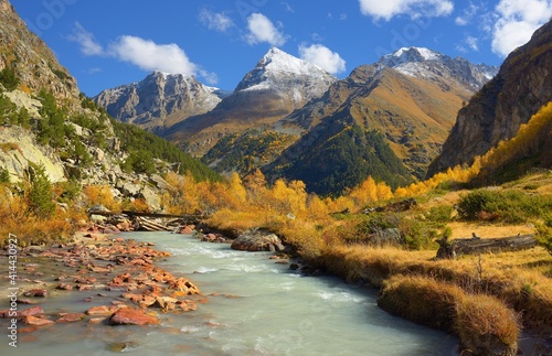 Autumn in mountains