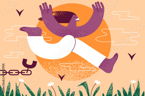 Remembrance of slave trade and abolition International day concept