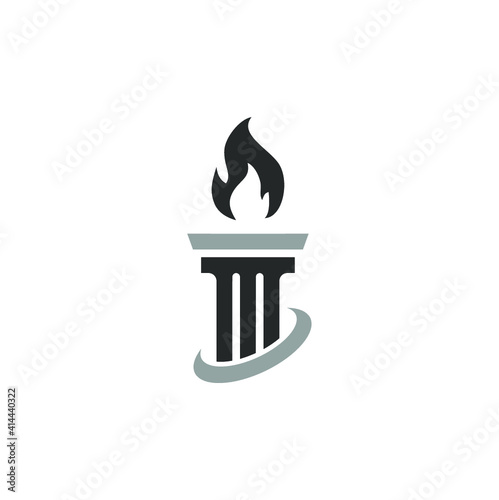 Law Firm Torch Logo