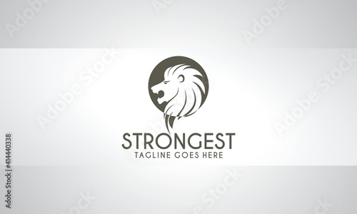 Creative Corporate Strong Lion Logo Design photo