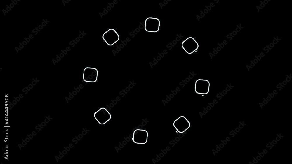 回転するモーショングラフィック-hudイメージ 回転するモーショングラフィック-hudイメージ