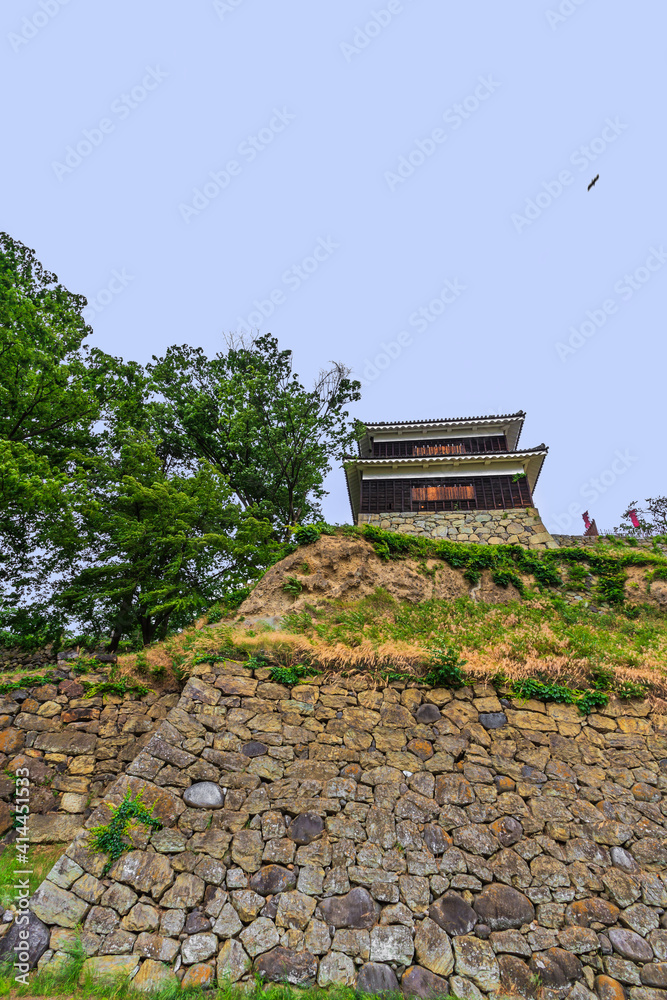 上田城の西櫓の風景