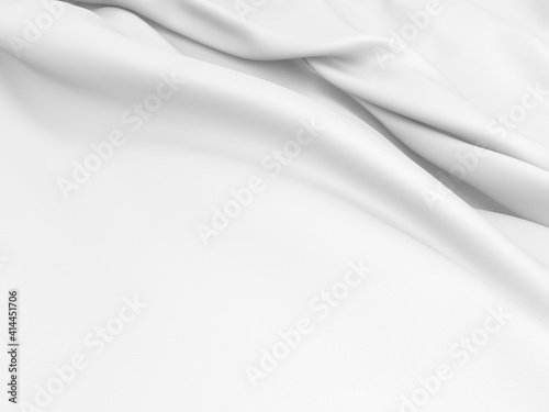 Abstract white fabric texture background © VERSUSstudio