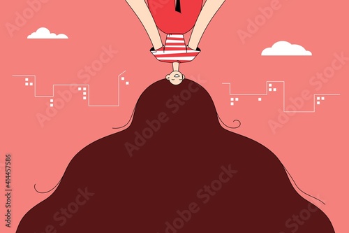 Excitement, cheerful and positive emotions concept