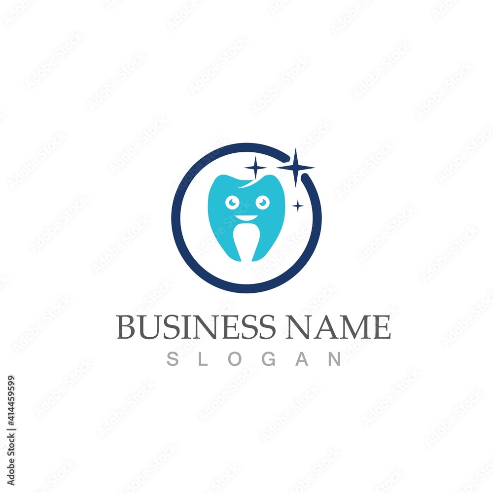 Dental logo Template vector illustration