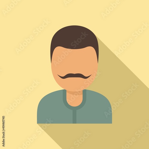 Winemaker man icon. Flat illustration of winemaker man vector icon for web design