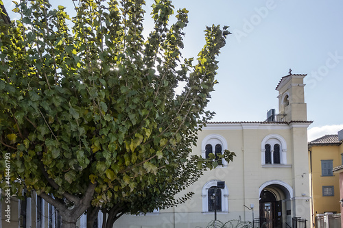 Greek Orthodox Church of Ekklisia Panagia Grigorousa Agii Taxiarches ke Agios Fanourios near the Roman Agora, Athens, Greece. photo