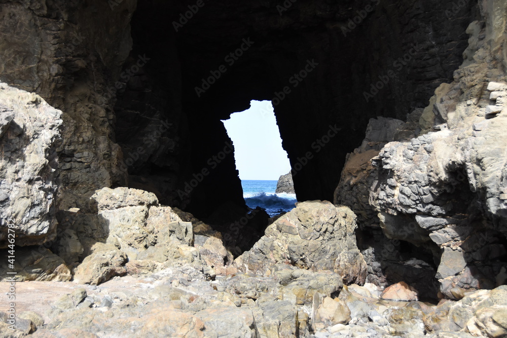 Door in the cave