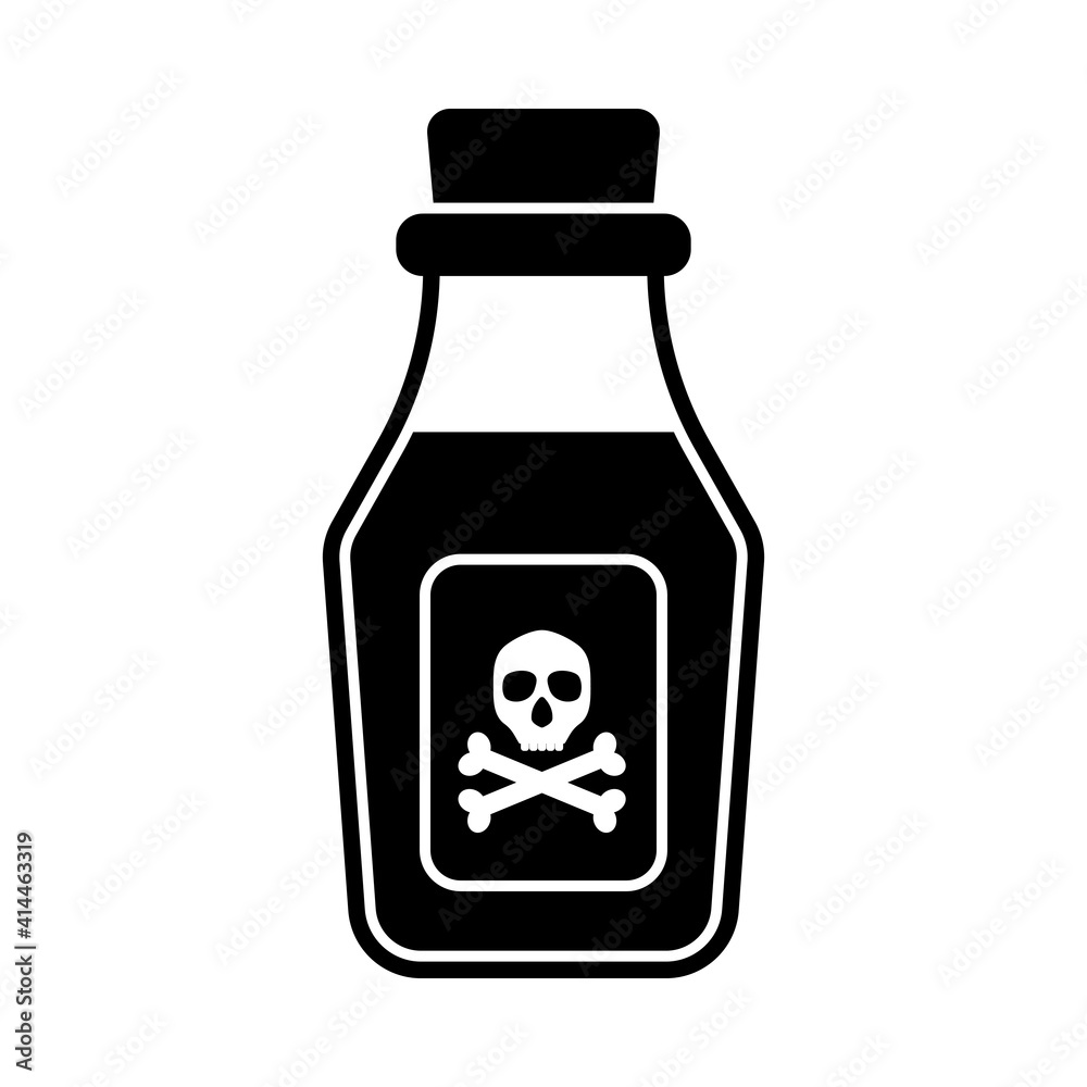 Poison Bottle Icon Poison Bottle Icon