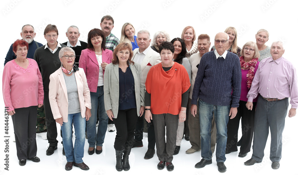 Happy smiling people stading together Happy smiling people stading together