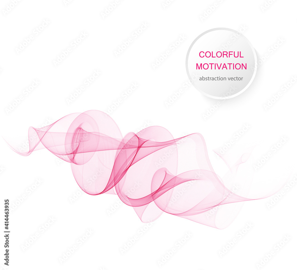 Pink wave business template modern texture pattern for message website design.
