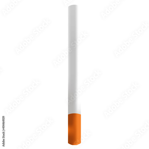 Ilustracion vectoria de cigarrilo simple