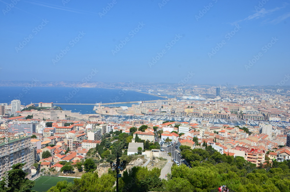 Amazing view of the Marseille