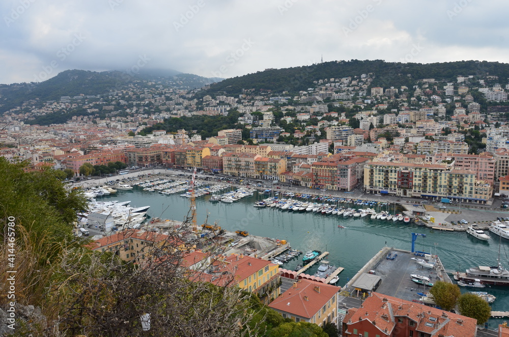Old harbour in Nice, France