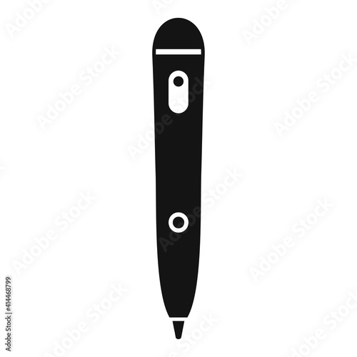 Laser hair removal stick icon. Simple illustration of laser hair removal stick vector icon for web design isolated on white background
