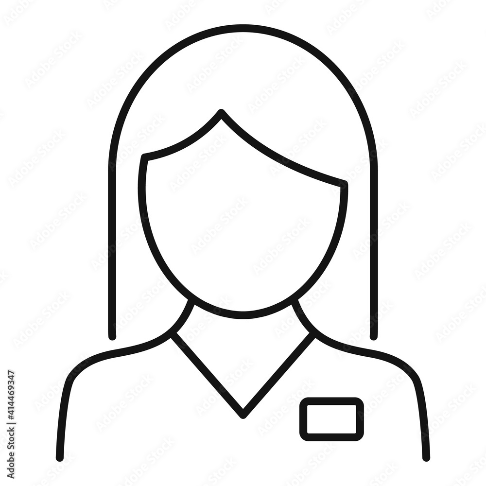 Laser hair removal doctor icon. Outline laser hair removal doctor vector icon for web design isolated on white background Laser hair removal doctor icon. Outline laser hair removal doctor vector icon for web design isolated on white background