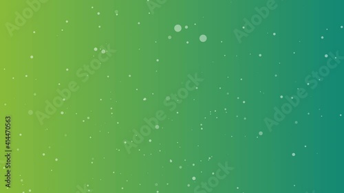 particles circle rotate on color background. Glittering Particles With Bokeh.